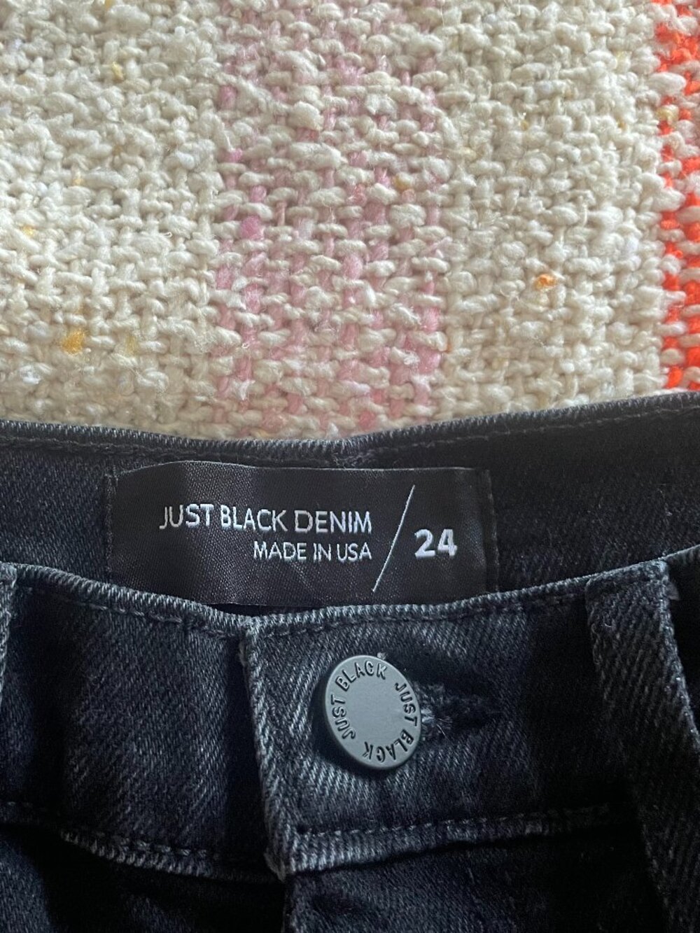 NWOT Just Black Denim Black Wide Leg Jeans - Picture 4 of 10